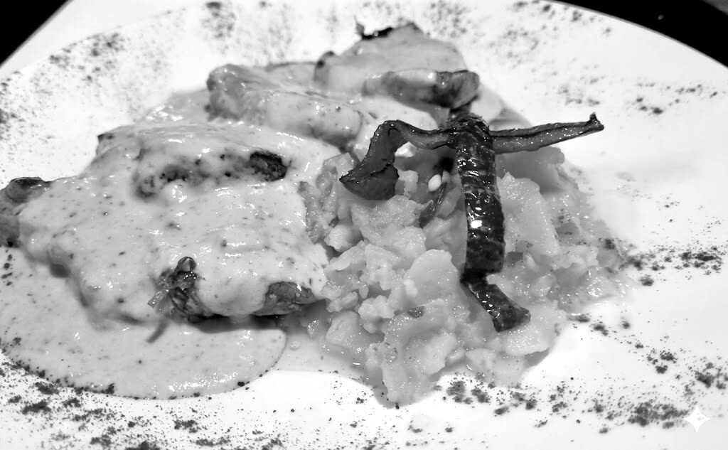 Plato del restaurante Blanco y Negro